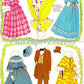 Vintage Paper Dolls Little Women Meg Amy Jo Beth Laurie c. 1960s Printable PDF Instant Digital Download Pretty Sisters Clip Art