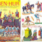 Vintage Paper Dolls Ben-Hur Printable Playset Toy Chariots Horses Soldiers c. 1959 PDF Instant Digital Download Paper Stand-Ups Play Set