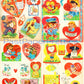 44 Vintage Printable Valentine Treasure Cards Cute Kitsch Girls Boys Animals Collage Sheets c. 1947 PDF Instant Digital Download Valentines