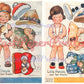 Vintage Printable Antique Paper Dolls Cute Little Girls Boys Children c. 1930s PDF Instant Digital Download 6 Sets Oilettes Kawaii Kitsch