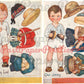 Vintage Printable Antique Paper Dolls Cute Little Girls Boys Children c. 1930s PDF Instant Digital Download 6 Sets Oilettes Kawaii Kitsch