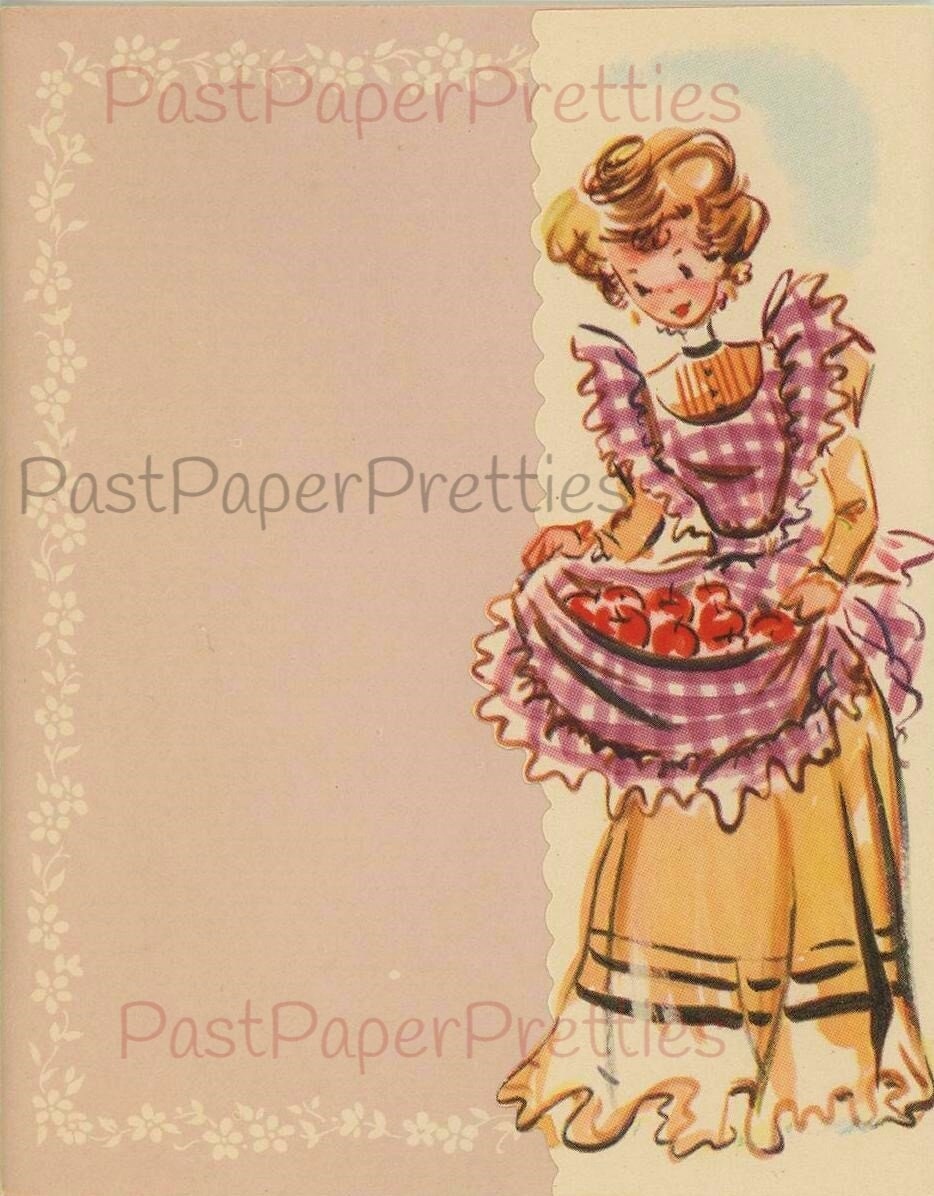 Vintage Pretty Victorian Ladies Printable Stationary Sheets Greeting Cards c. 1940s PDF Instant Digital Download 9 Designs