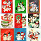 54 Vintage Printable Christmas Snowman Collage Sheets & Full Cards Snow Couples Snow People in Love PDF Instant Digital Kitsch Cute Snowmen