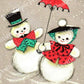 54 Vintage Printable Christmas Snowman Collage Sheets & Full Cards Snow Couples Snow People in Love PDF Instant Digital Kitsch Cute Snowmen