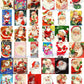 50 Vintage Printable Christmas Cards So Many Santas Collage Collection ALL Mid Century Santa Claus Images PDF Instant Digital Download