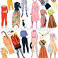 Vintage Movie Star Paper Dolls Doris Day And Her Wardrobe c. 1957 Printable PDF Instant Digital Download Hollywood Starlet Clip Art