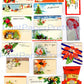 104 Vintage Printable Christmas Gift Tags Mid Century Kitsch Designs PDF Instant Digital Download Cute Retro Holiday Images 300 dpi