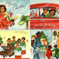 10 Vintage Printable Christmas African American Family Card Images PDF Instant Digital Download Mid Century Black Family MCM Holiday Clipart