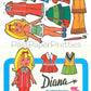 Vintage Paper Dolls Cute Diana & Friends Adorable Girls and Clothing Collage Sheets 10 Sets c. 1980s Printable PDF Instant Digital Download