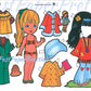 Vintage Paper Dolls Cute Diana & Friends Adorable Girls and Clothing Collage Sheets 10 Sets c. 1980s Printable PDF Instant Digital Download