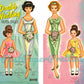 Vintage Paper Dolls Double Wedding c. 1964 Printable Instant Digital Download 16 Bridal Party Dolls & Clothes Clip Art JPEG PDF