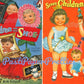 Vintage Paper Dolls Seven Children Live in a Shoe 1958 Printable PDF Instant Digital Download Adorable Kitsch Cute Little Children Dolls