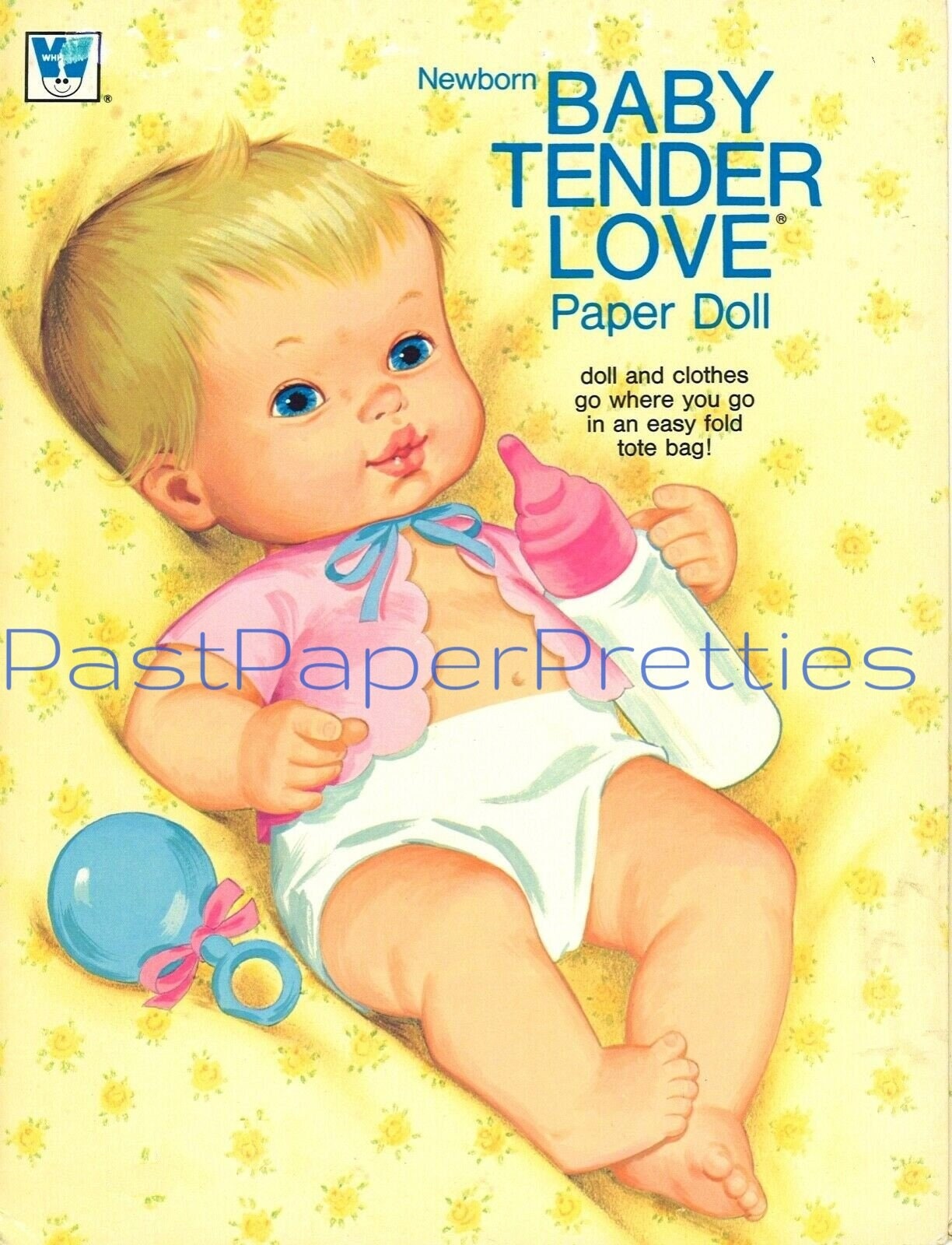 Vintage Paper Dolls Newborn Baby Tender Love Doll c. 1973 Printable PDF Instant Digital Download Cute Retro Childhood Toy Dolly Clip Art