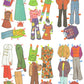 Vintage Paper Dolls Teen Doll Set c. 1973 Printable PDF Instant Digital Download Four Teenage Friends Fashion Dolls Clip Art