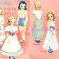 Vintage Paper Dolls Romance c. 1940s PDF Printable Instant Digital Download Eight Kitsch Romantic Ladies Clip Art