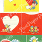 Vintage Printable Retro Envelopes and Kissing Stamps Seals for Valentine Cards PDF Instant Digital Download 9 Envelopes 84 Stamps