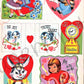 25 Vintage Printable 1950s Valentines Day Cards Cute Kitsch Boys Girls Children Animals PDF Instant Digital Download Clip Art JPEGs