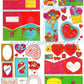 Vintage Printable Valentine Playbook Cut Out Cards Envelopes Seals Retro 1980s PDF Instant Digital Download Cute Kitsch Designs