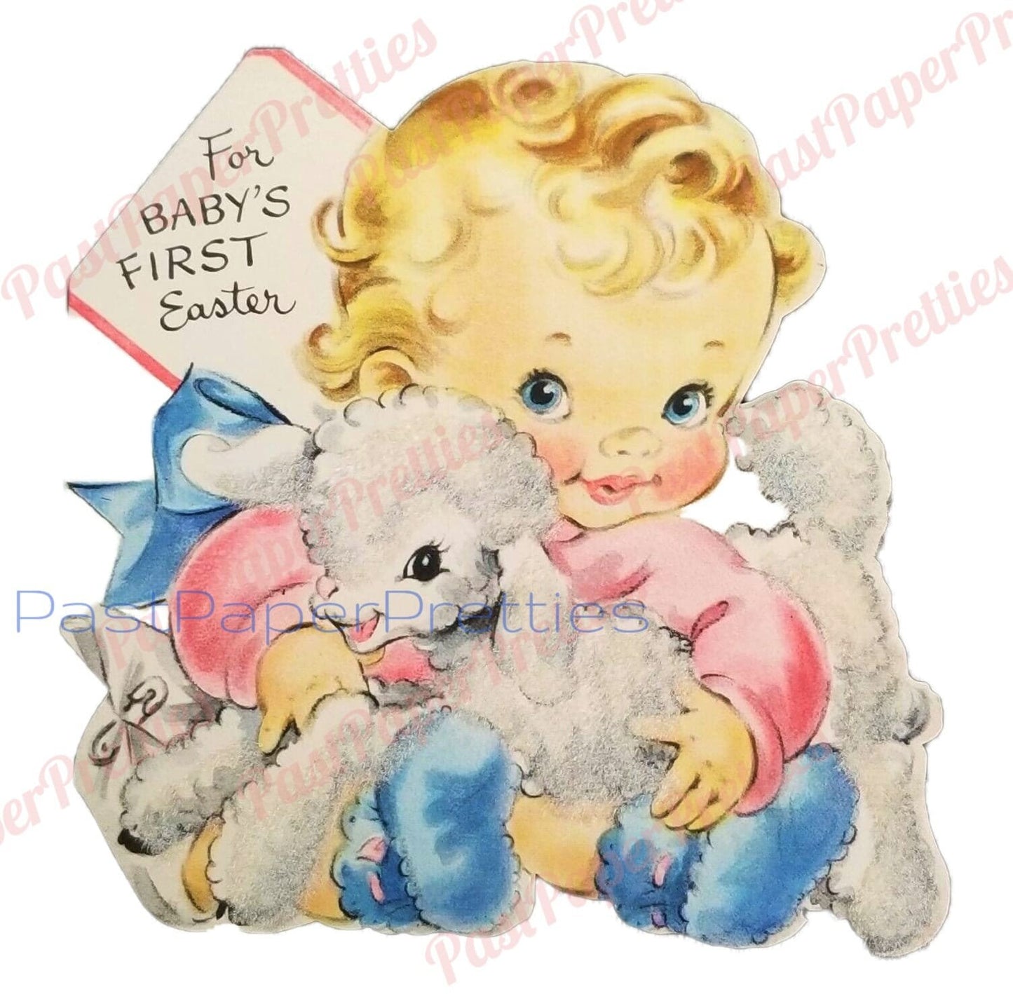 Vintage Printable Babies Easter Cards Cute Adorable Baby and Animal Images PDF Instant Digital Download Retro Easter Clip Art