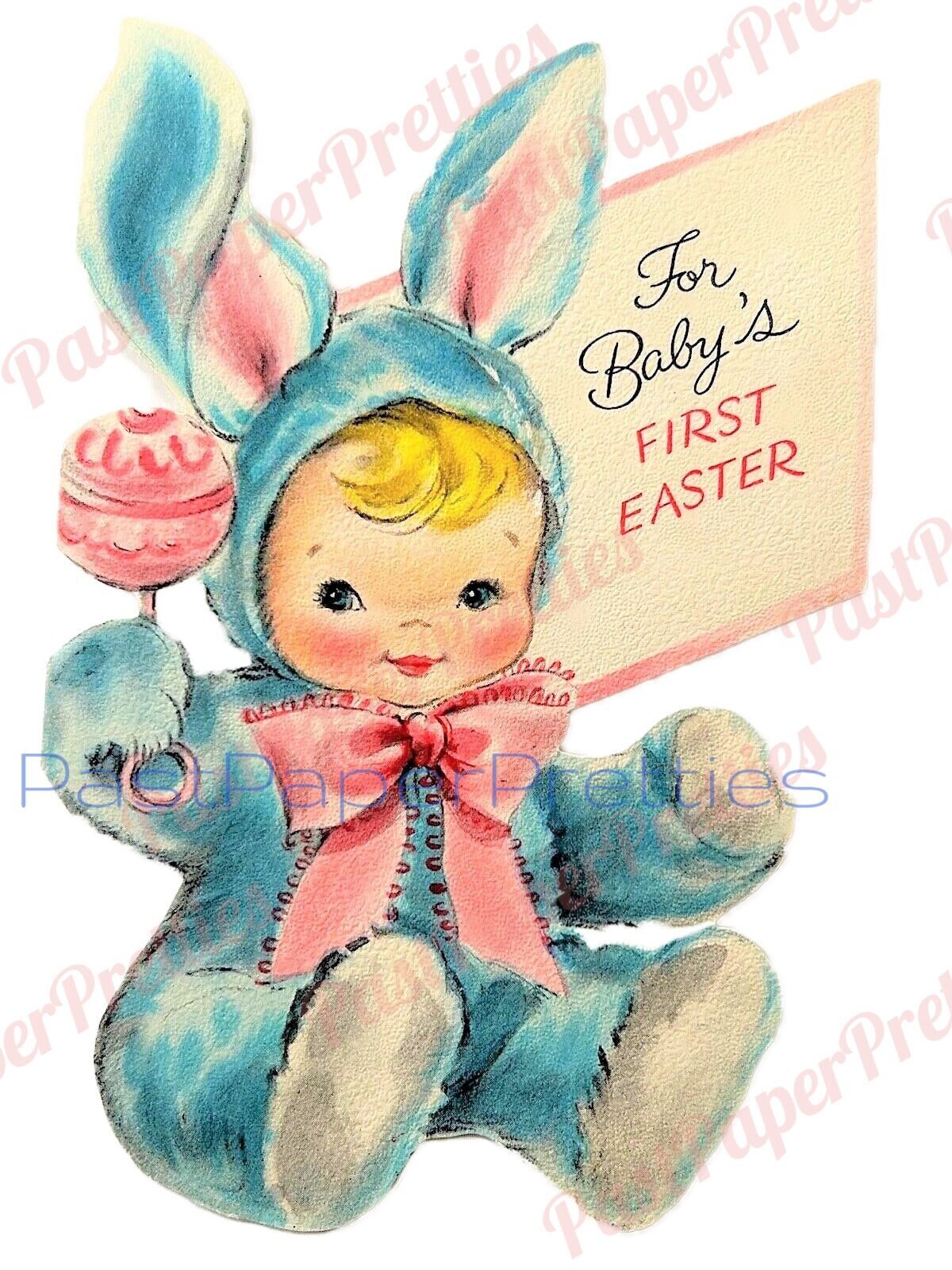 Vintage Printable Babies Easter Cards Cute Adorable Baby and Animal Images PDF Instant Digital Download Retro Easter Clip Art