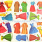 Vintage Paper Dell Dolls Printable PDF Instant Digital Download 4 Pretty Girls Friends and Sixties Wardrobe Clip Art