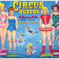 Vintage Paper Dolls Circus Queens c. 1957 Printable PDF Instant Digital Download 4 Pretty Circus Lady Performers Costumes Big Top Clip Art