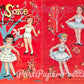 Vintage Paper Dolls Sugar n Spice c. 1959 Printable PDF Instant Digital Download 6 Pretty Petticoat Girls Clip Art