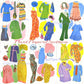 Vintage Paper Dolls That Girl c. 1967 Printable PDF Instant Digital Download Retro 1960s TV Show Sitcom Sixties Fashions Clip Art