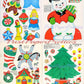 Vintage Merry Christmas Fun Push-Outs and Lace-Ups Ornaments Paper Dolls Printable PDF Instant Digital Download Retro 1960's Paper Crafts