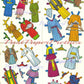 Vintage Paper Dolls Bible Children c. 1960s Printable PDF Instant Digital Download Famous Biblical Children & Outfits Religious Clip Art