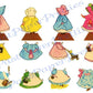 Vintage Printable Sunbonnet Sue Paper Dolls Stickers Collage Sue Instant Digital Download Kitsch Little Country Prairie Ladies Clip Art