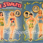 Vintage Paper Dolls Movie Starlets c. 1946 PDF Printable Instant Digital Download 5 Pretty Hollywood Star Movie Dolls Clip Art