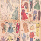 Vintage Paper Dolls Here Comes The Bride c. 1952 Printable PDF Instant Digital Download 6 Wedding Party Dolls Bride Groom Clip Art
