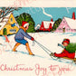 Vintage Printable Victorian Christmas Card Art Deco Postcard Images Set of 9 c. 1910s PDF Instant Digital Download JPEGS 300 dpi