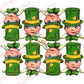 Vintage St Patricks Day Printable Paper Scraps Shamrock Girls Irish Boy Leprechaun Faces Collage Sheets PDF Instant Digital Download Germany