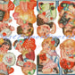 8 Vintage Printable Cute Retro 1930s Children Valentine Card Collage Sheets PDF Instant Digital Download Kitsch Girls Boys