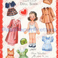 Vintage Printable Valentines Day Card Cute Cut Out Paper Dolls Book Phyllis Judy Dick Bruce 1957 PDF Instant Digital Download Girls Boys