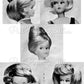 Vintage Printable Tressy Hair Glamour Fashion Doll Hair Care Hairstyles Guide c. 1964 PDF Instant Digital Download 10 How To Hairdos