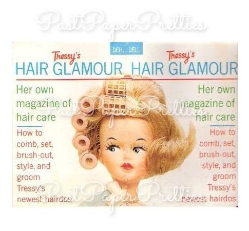 Vintage Printable Tressy Hair Glamour Fashion Doll Hair Care Hairstyles Guide c. 1964 PDF Instant Digital Download 10 How To Hairdos