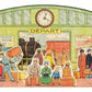 Vintage French Train Station Scene Printable Paper Craft Cut Outs PDF Instant Digital Download Miniature Playset Diorama Paris France