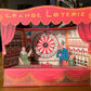 Vintage Lottery Booth Scene Printable Paper Craft Cut Outs PDF Instant Digital Download Miniature Town Carnival Lotto Store Playset Diorama