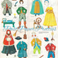 Vintage Paper Dolls Colonial America 1974 PDF Printable Instant Digital Download Pilgrim Quaker Couple Authentic Period Costumes