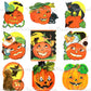 Vintage Printable Halloween Pumpkins Collage Sheets Stamps ATC Card Images PDF Instant Digital Download All Kitsch Jack-O-Lantern Clip Art