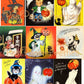 Vintage Halloween Printable Collage Cards Retro Mid Century Images PDF Instant Digital Download Cute Spooky Clip Art 2 Sizes SET ONE