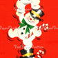 Vintage Printable Santa Claus and Snowman Pile Ups Christmas Card Images PDF Instant Digital Download Merry Kitschmas Holiday Clip Art