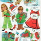 Vintage Christmas Playbook Printable Paper Activity Book c. 1970s PDF Instant Digital Download Holiday Cards Paper Dolls Crafts