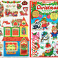 Vintage Christmas Playbook Printable Paper Activity Book c. 1970s PDF Instant Digital Download Holiday Cards Paper Dolls Crafts