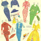 Vintage Paper Dolls Fashions for the Modern Miss c. 1962 PDF Printable Instant Digital Download 2 Pretty Models Sixties Fashions Clip Art