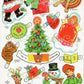 Vintage Christmas Playbook Printable Paper Activity Book c. 1970s PDF Instant Digital Download Holiday Cards Paper Dolls Crafts