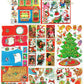 Vintage Christmas Playbook Printable Paper Activity Book c. 1970s PDF Instant Digital Download Holiday Cards Paper Dolls Crafts